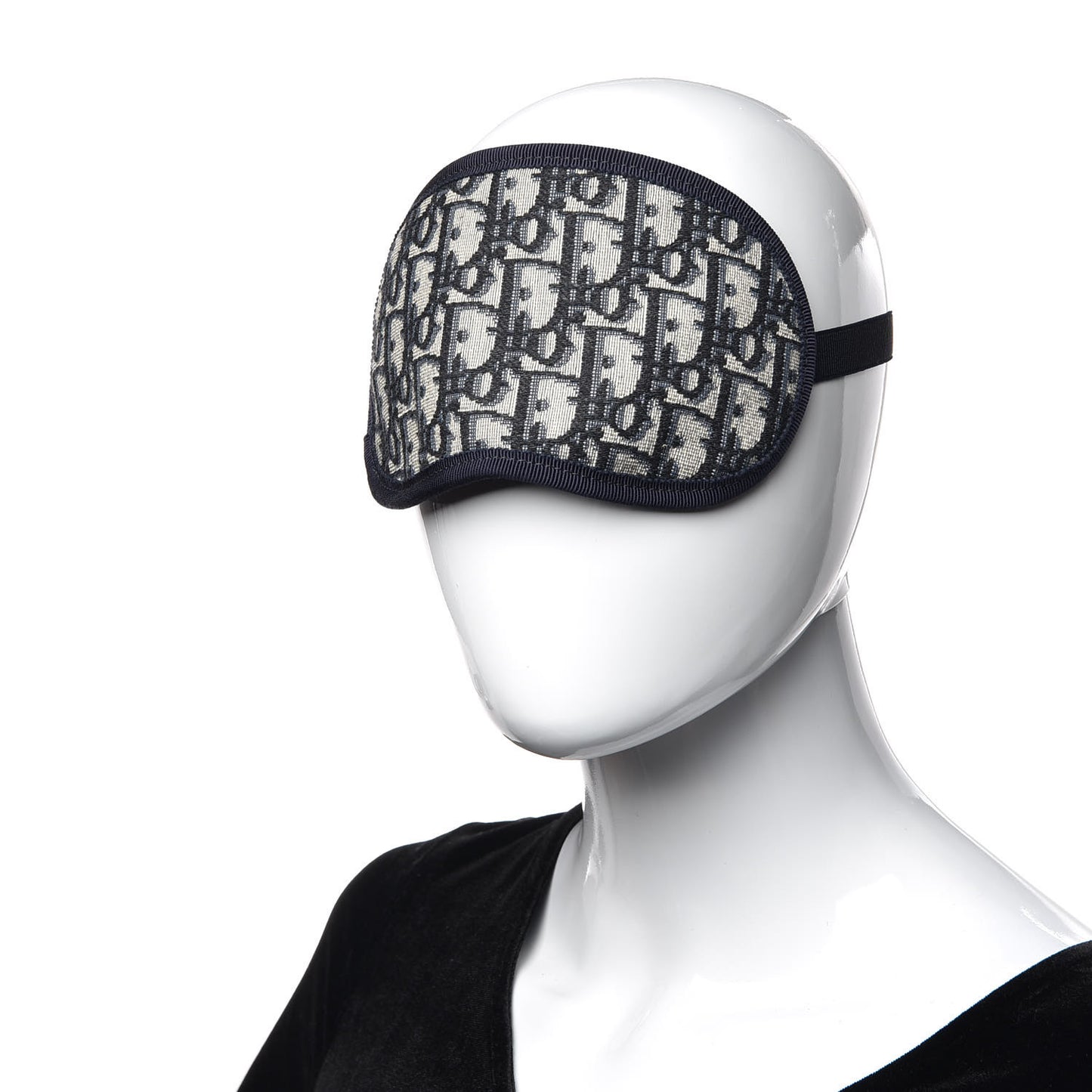 Oblique Sleep Mask and Door Sign Set Blue