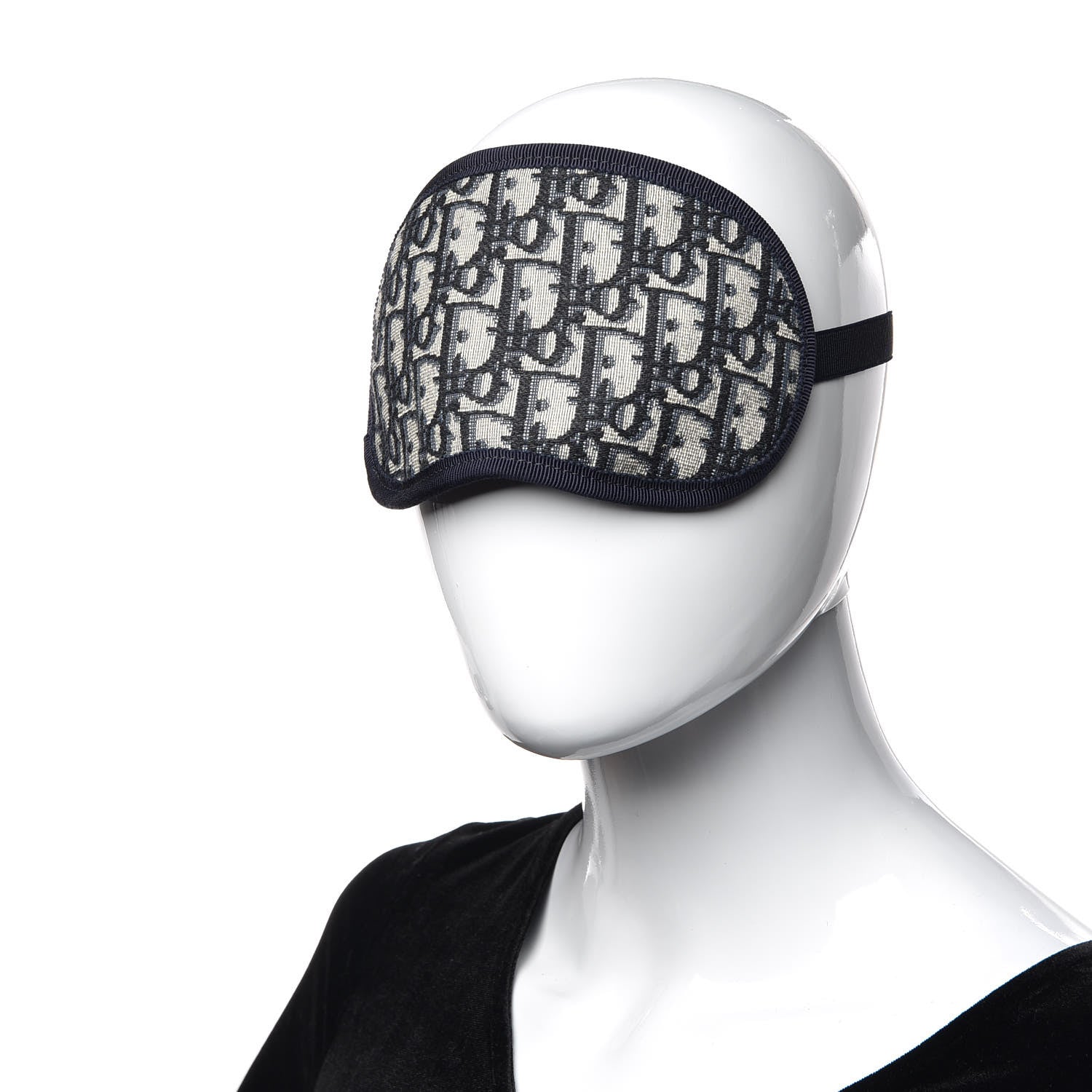 Christian Dior Oblique Sleep Mask and Door Sign Set Blue 2 of 10