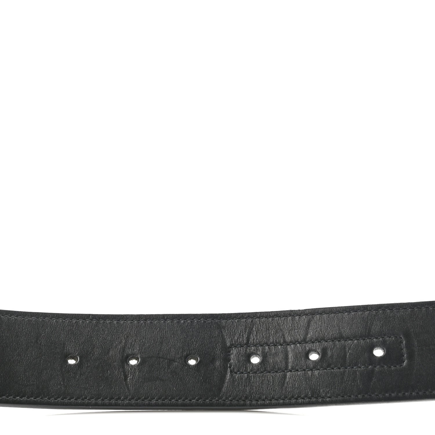 Gucci Calfskin Interlocking G Belt 95 38 Black 4 of 9