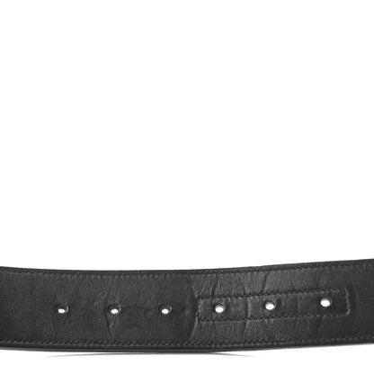 Gucci Calfskin Interlocking G Belt 95 38 Black 4 of 9