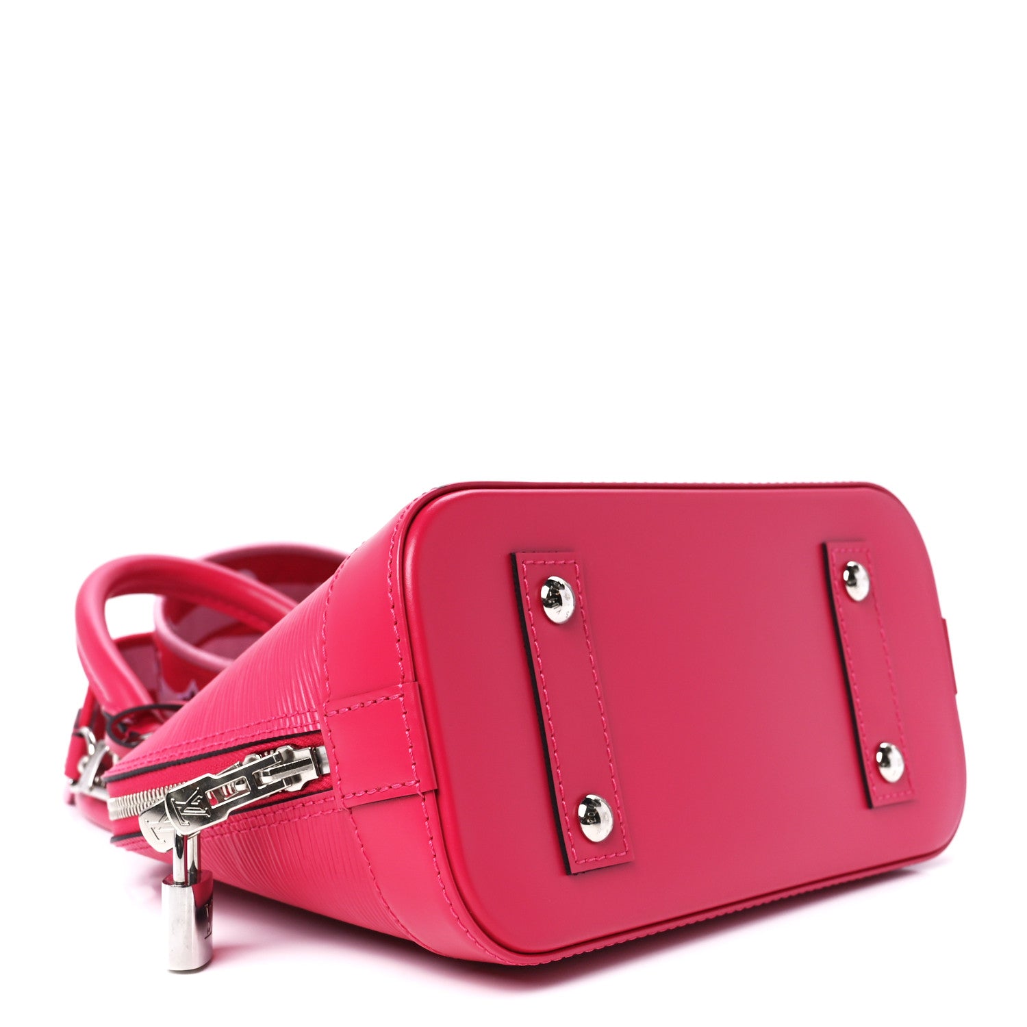 Louis Vuitton Epi Jacquard Alma BB Rose Pondicherry 4 of 12