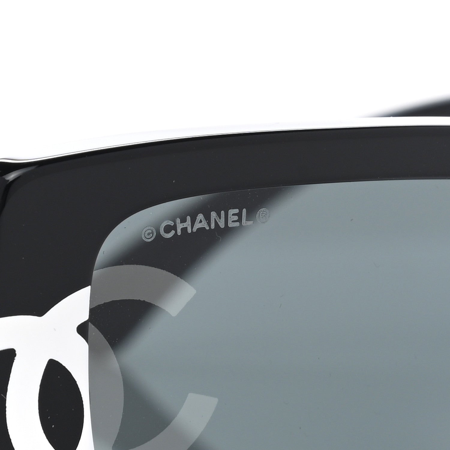 Chanel Acetate CC Sunglasses 71473A Black 5 of 9