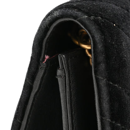 Gucci Velvet Matelasse GG Marmont Mini Bag Black 12 of 12