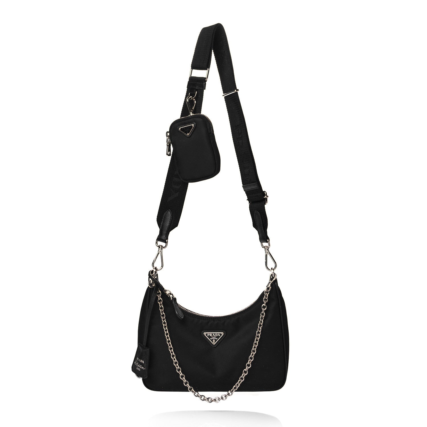 Prada Nylon Re-Edition 2005 Shoulder Bag Black 1 of 10