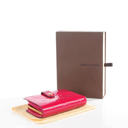 Louis Vuitton Vernis French Purse Wallet Rose Indien 4 of 8