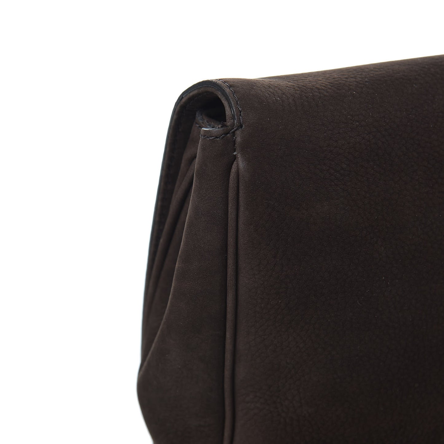 Nubuck Ribot Horse-Heads Clutch Brown
