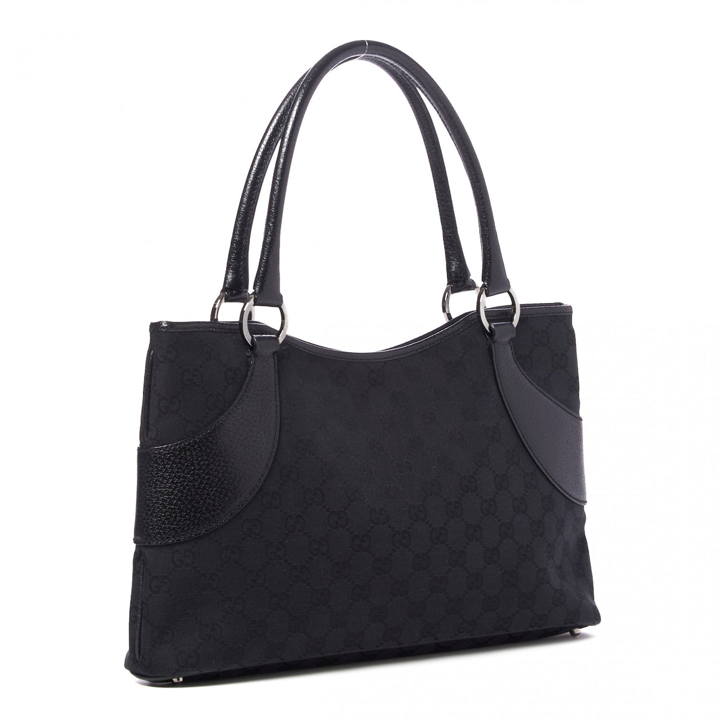Monogram Shoulder Bag Black