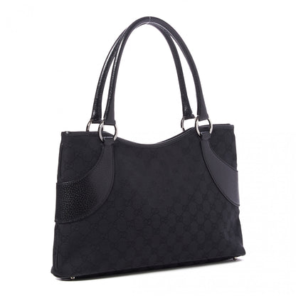 Gucci Monogram Shoulder Bag Black 2 of 7