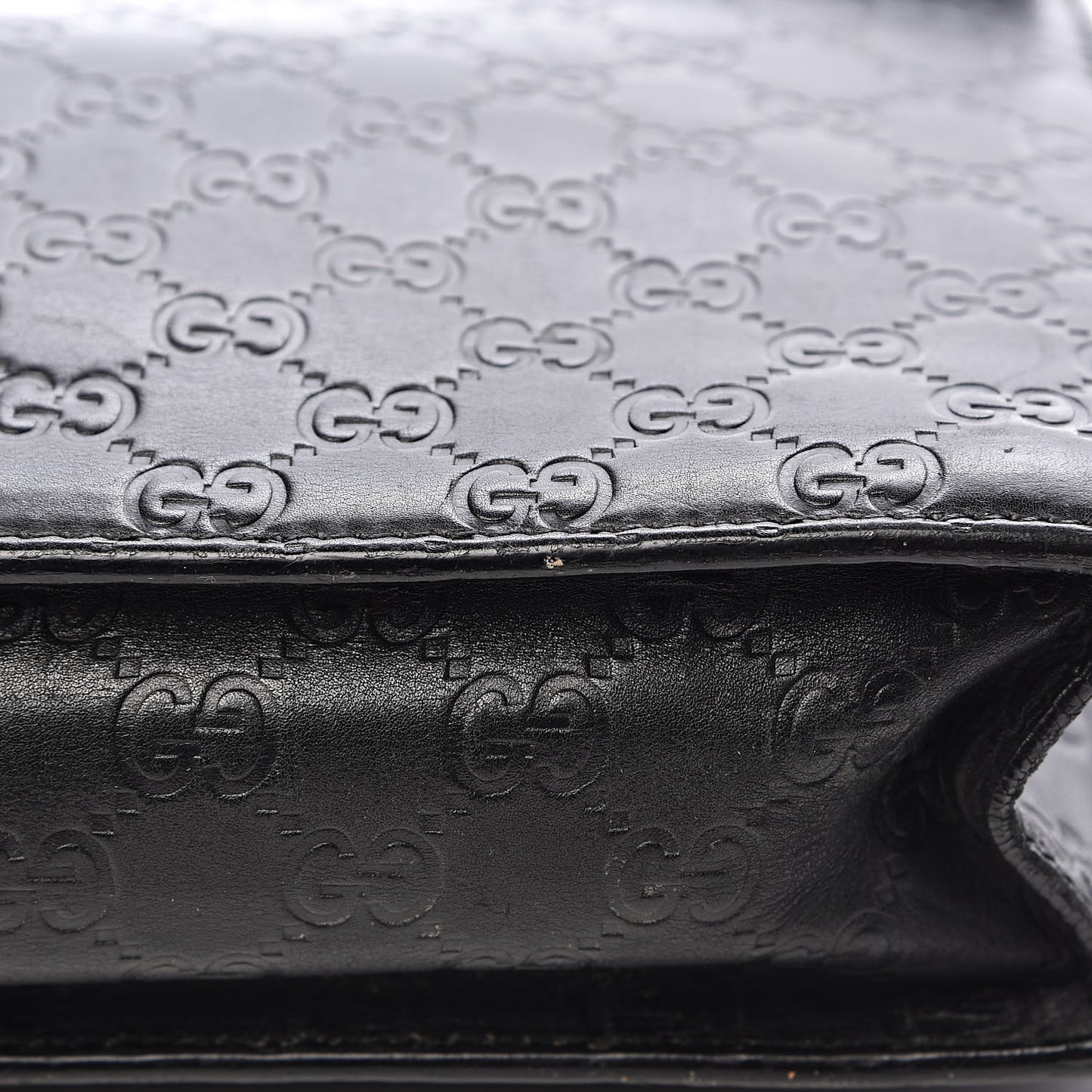 Guccissima Briefcase Black