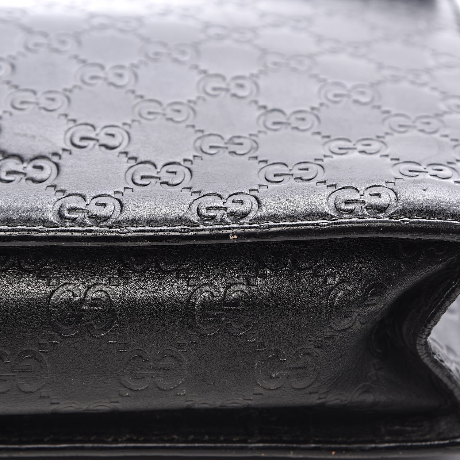 Gucci Guccissima Briefcase Black 20 of 21