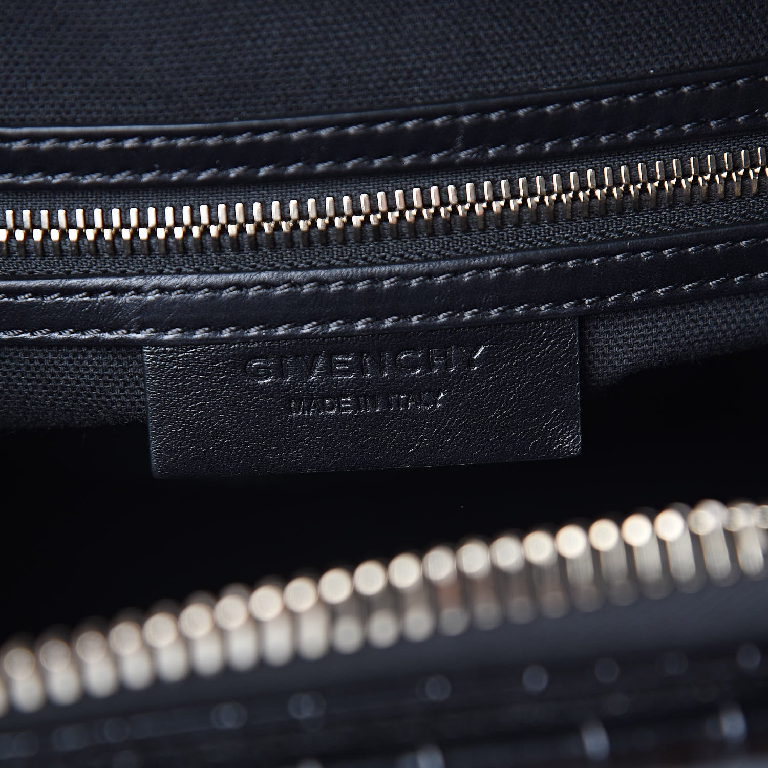 Givenchy Calfskin Crocodile Embossed Small Antigona Black 6 of 10