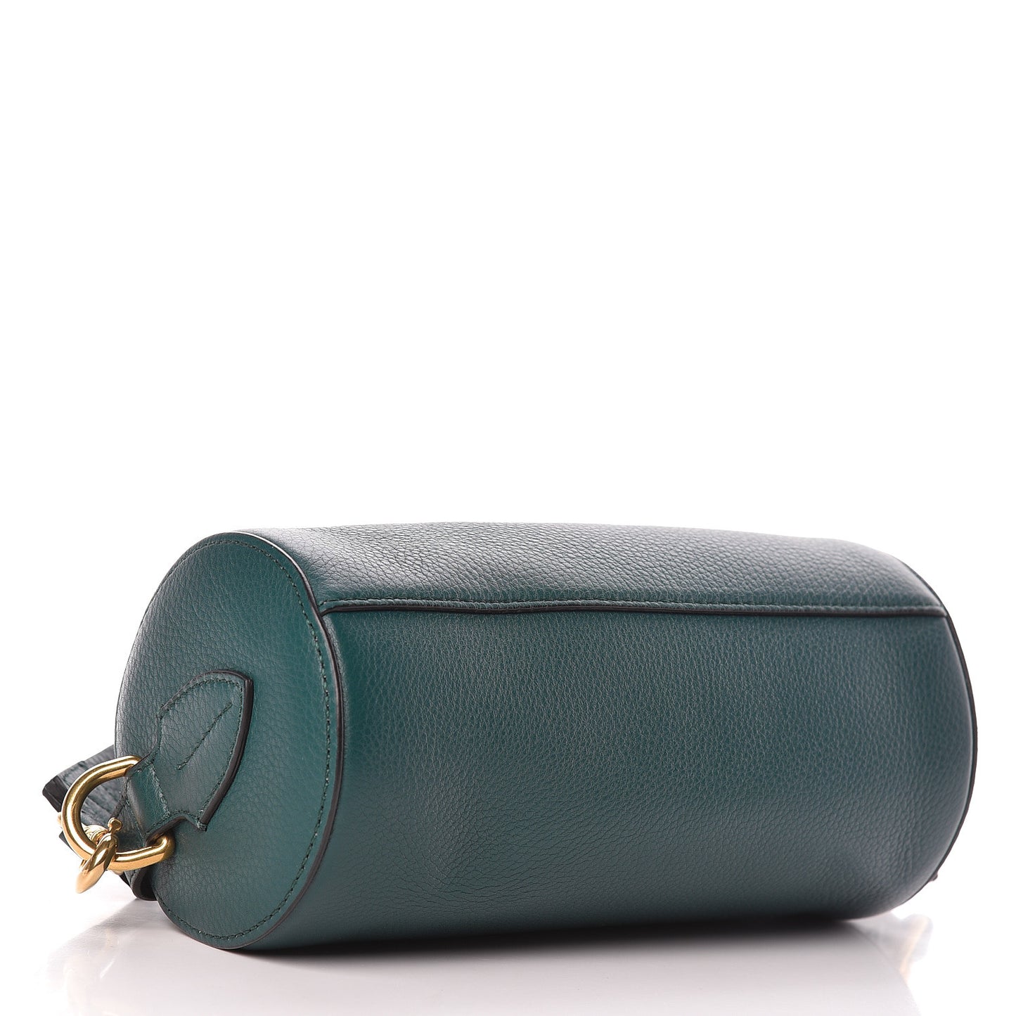Calfskin The Barrel Bag Dark Cyan