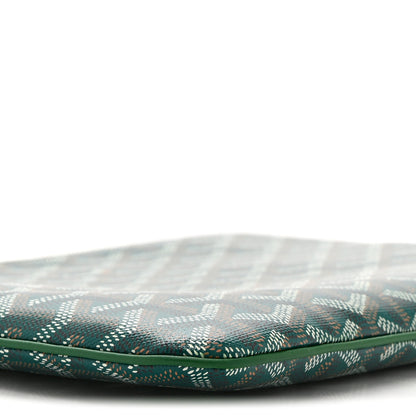 Goyard Goyardine Senat Pochette MM Green 9 of 11