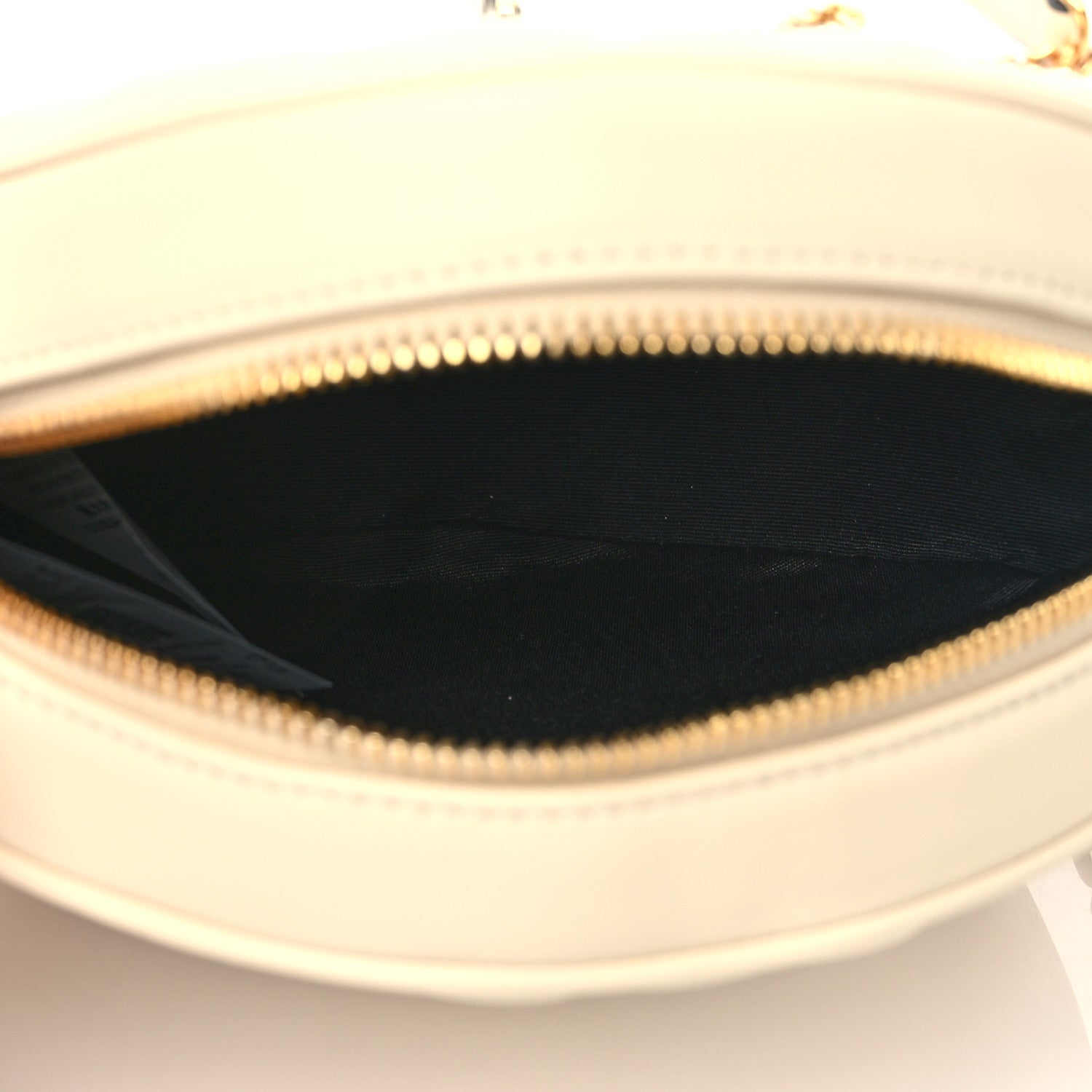 Versace Nappa Quilted La Medusa Round Camera Bag White 4 of 5