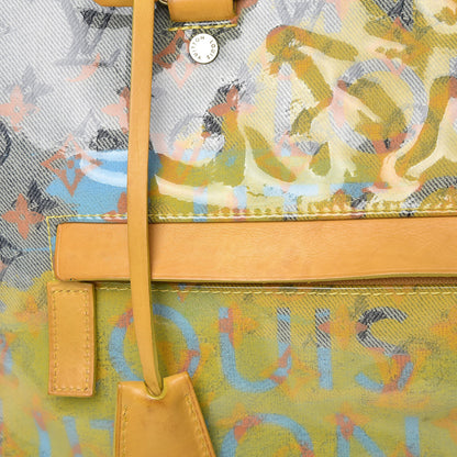 Louis Vuitton Monogram Pulp Defile Weekender GM Yellow 11 of 18