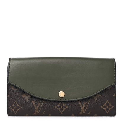 Louis Vuitton Monogram Sarah Tuileries Wallet Green 1 of 12