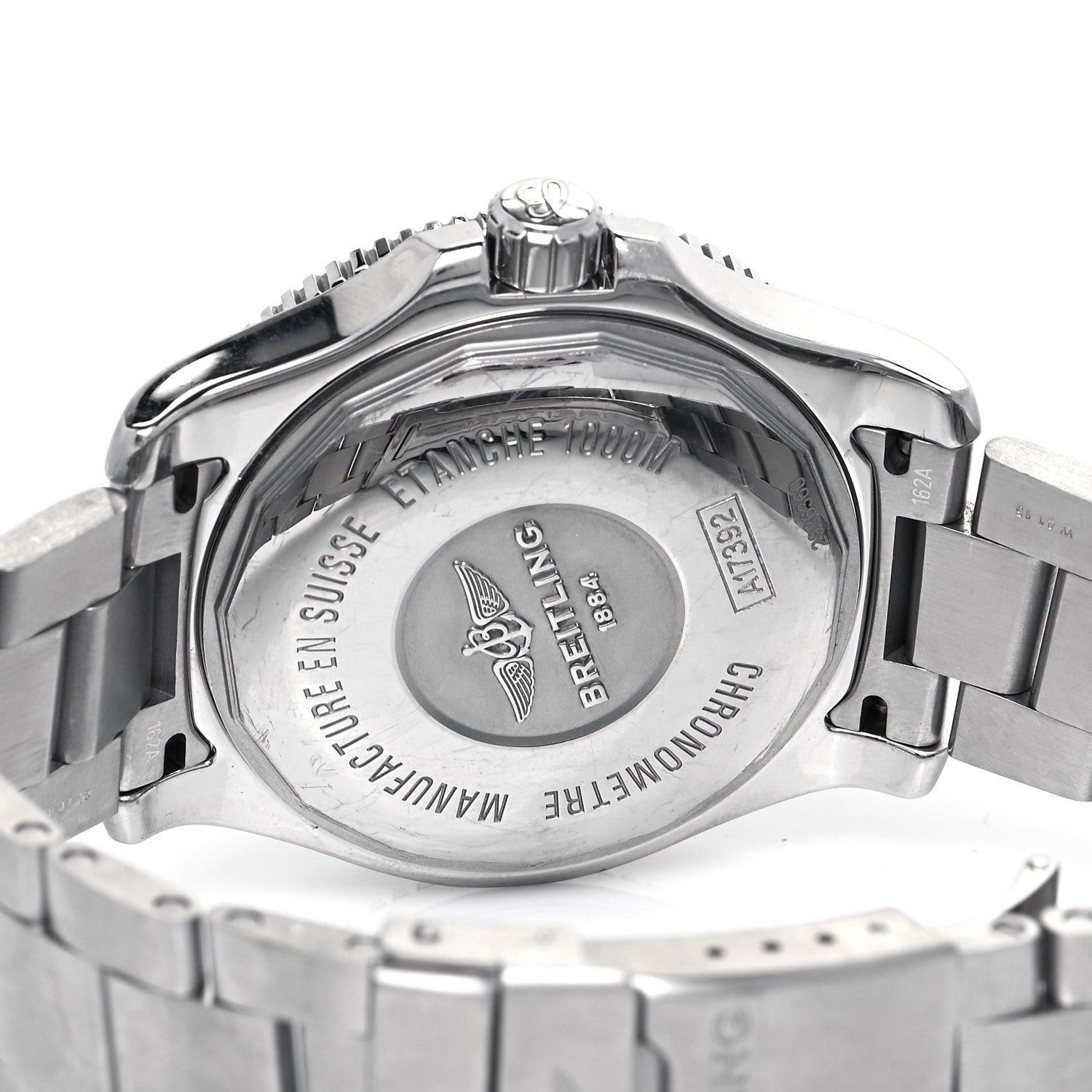 Breitling Stainless Steel 44mm SuperOcean Ⅱ Automatic Watch Black A17392D7 4 of 5