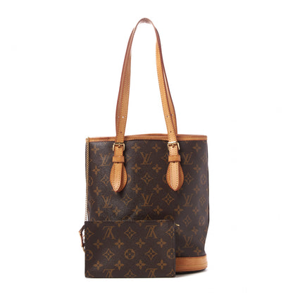 Louis Vuitton Monogram Petit Bucket 23 1 of 8