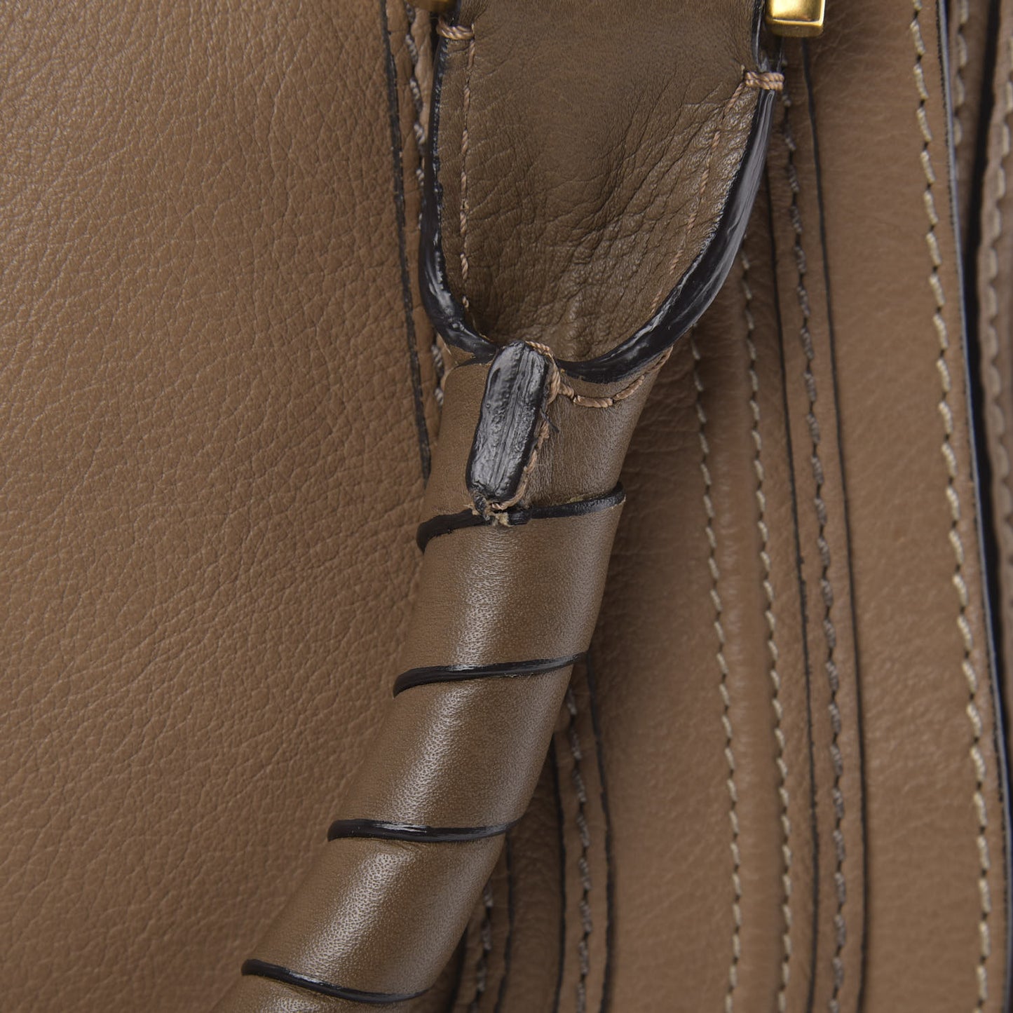 Calfskin Large Marcie Satchel Nut