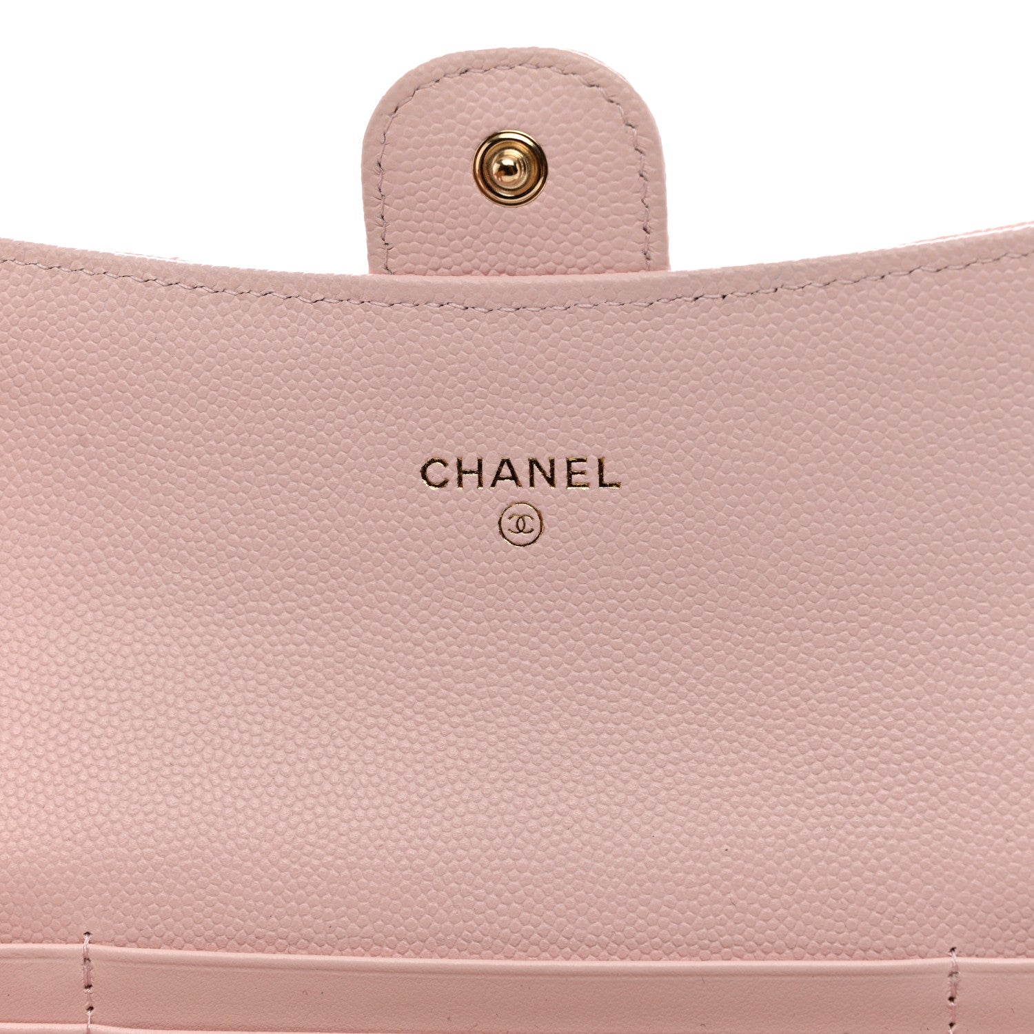 Chanel Caviar Quilted Medium Flap Wallet Light Pink 6 of 7