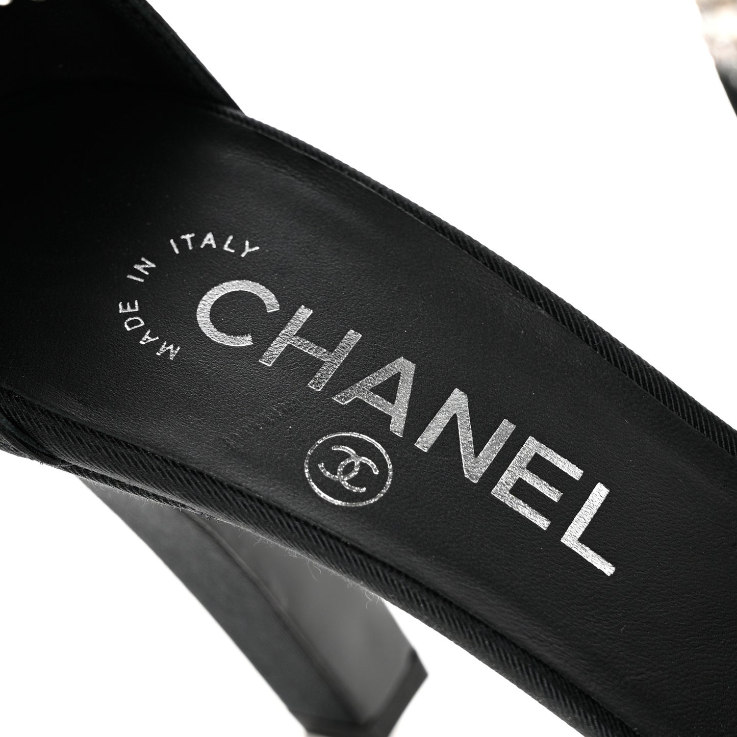 Grosgrain Patent Cap Toe Bow Crystal Pumps 37 Black