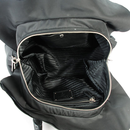 Prada Tessuto Nylon Ruffle Tote Nero Black 5 of 8