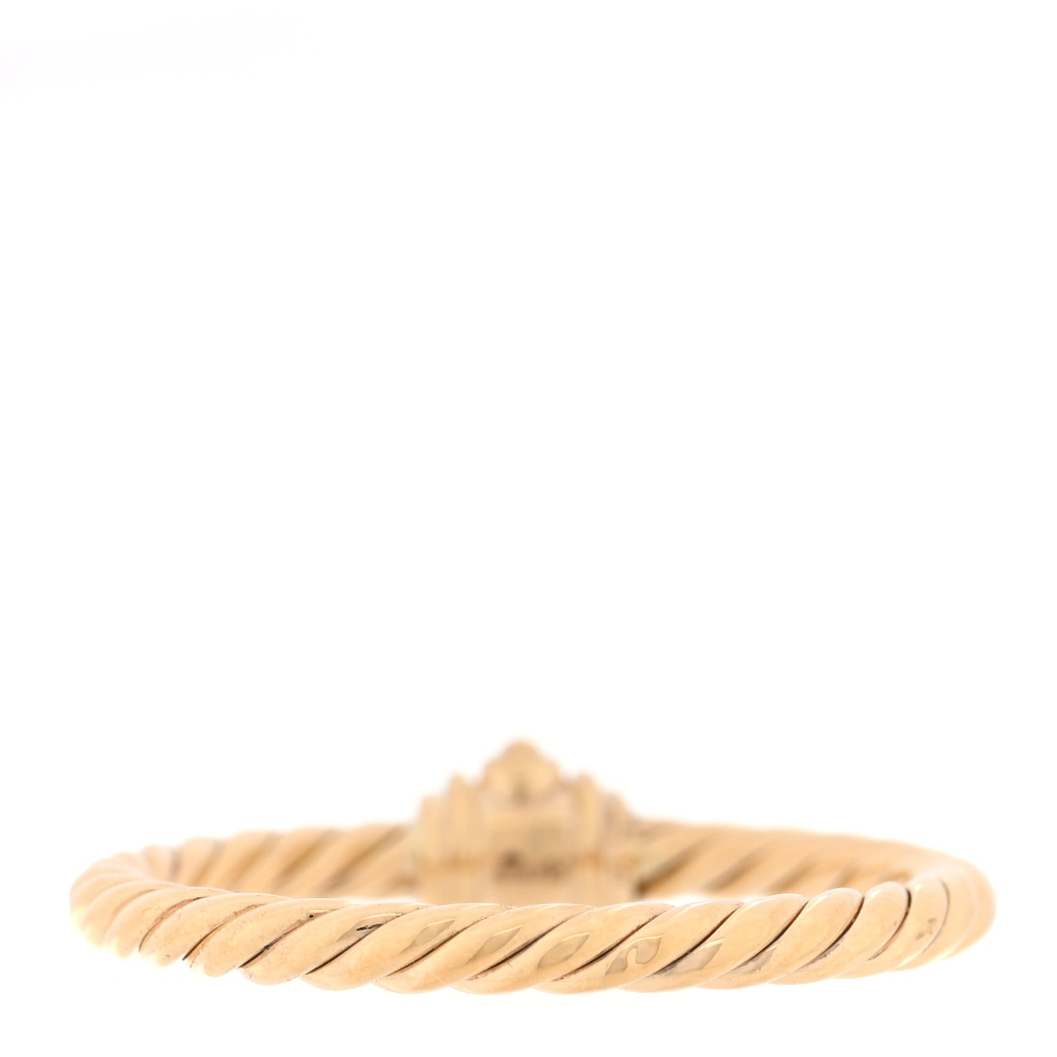 David Yurman 18K Yellow Gold Diamond Renaissance Station Ring 56 7.5 56 7.5 3 of 5