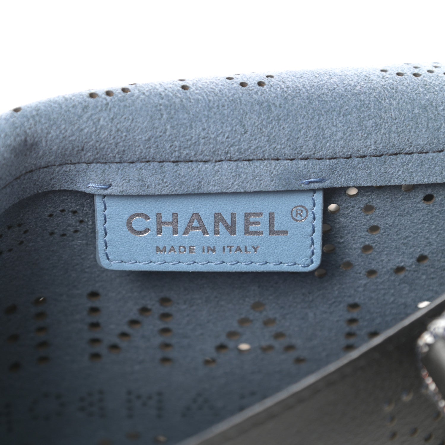 Chanel Calfskin Tweed Eyelet Flap Bag Black 8 of 15