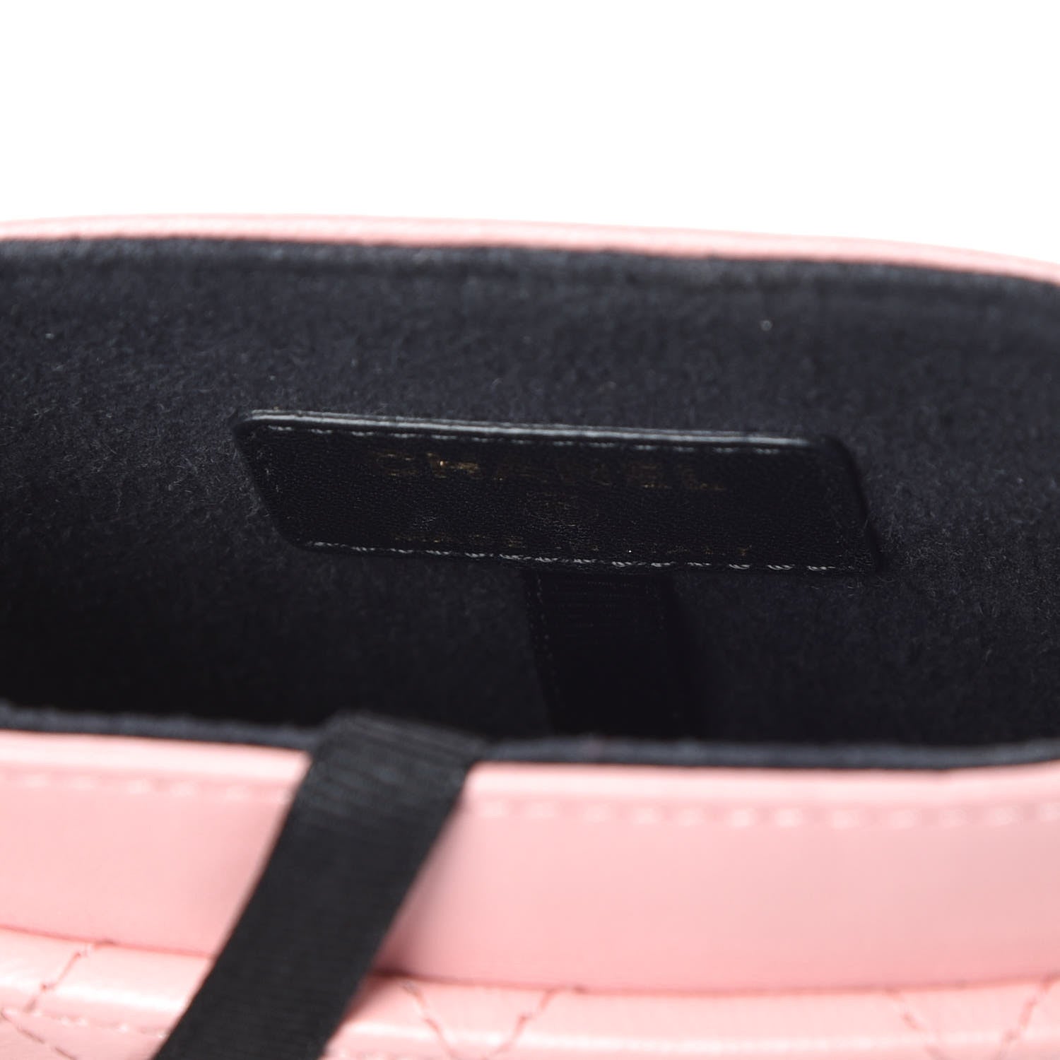 Chanel Lambskin Quilted Chain Around Phone Holder Pink 8 of 10