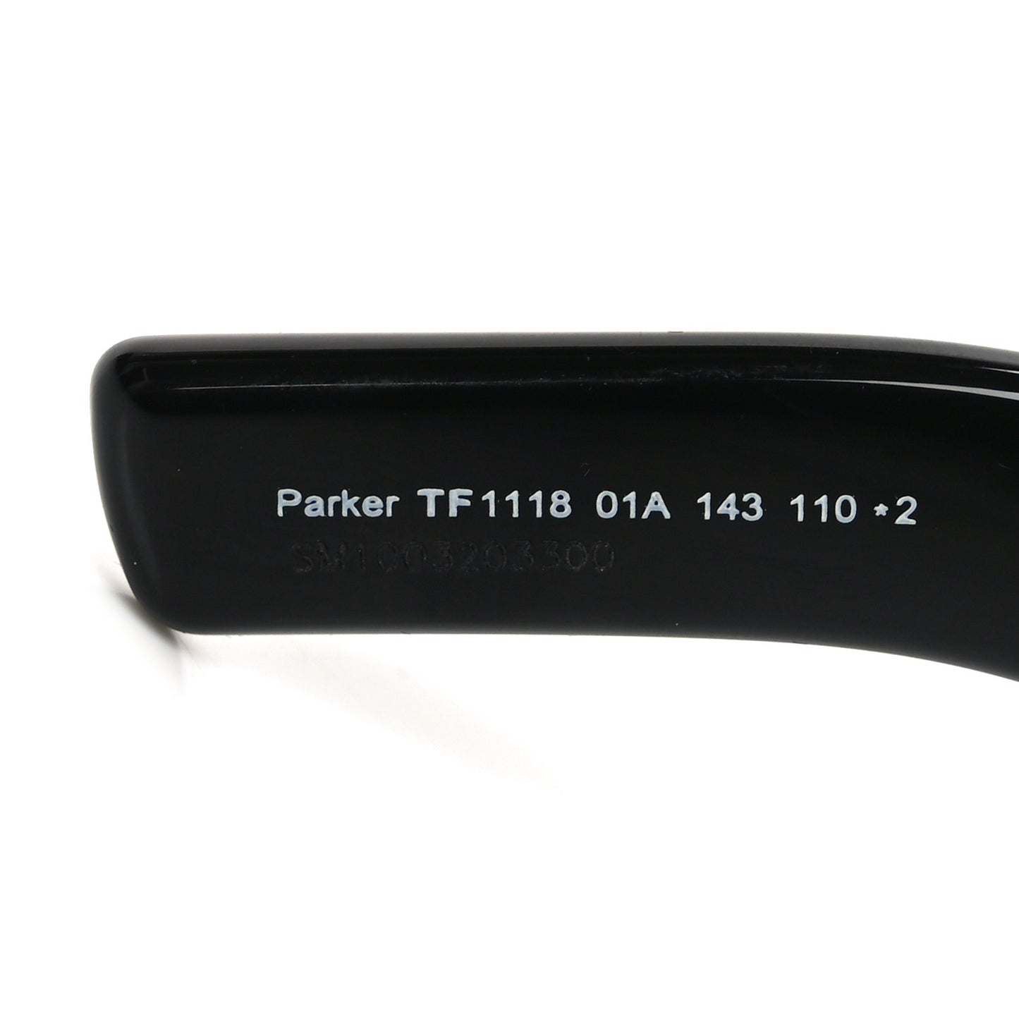 Acetate Parker Square Shield Sunglasses TF1118 Black