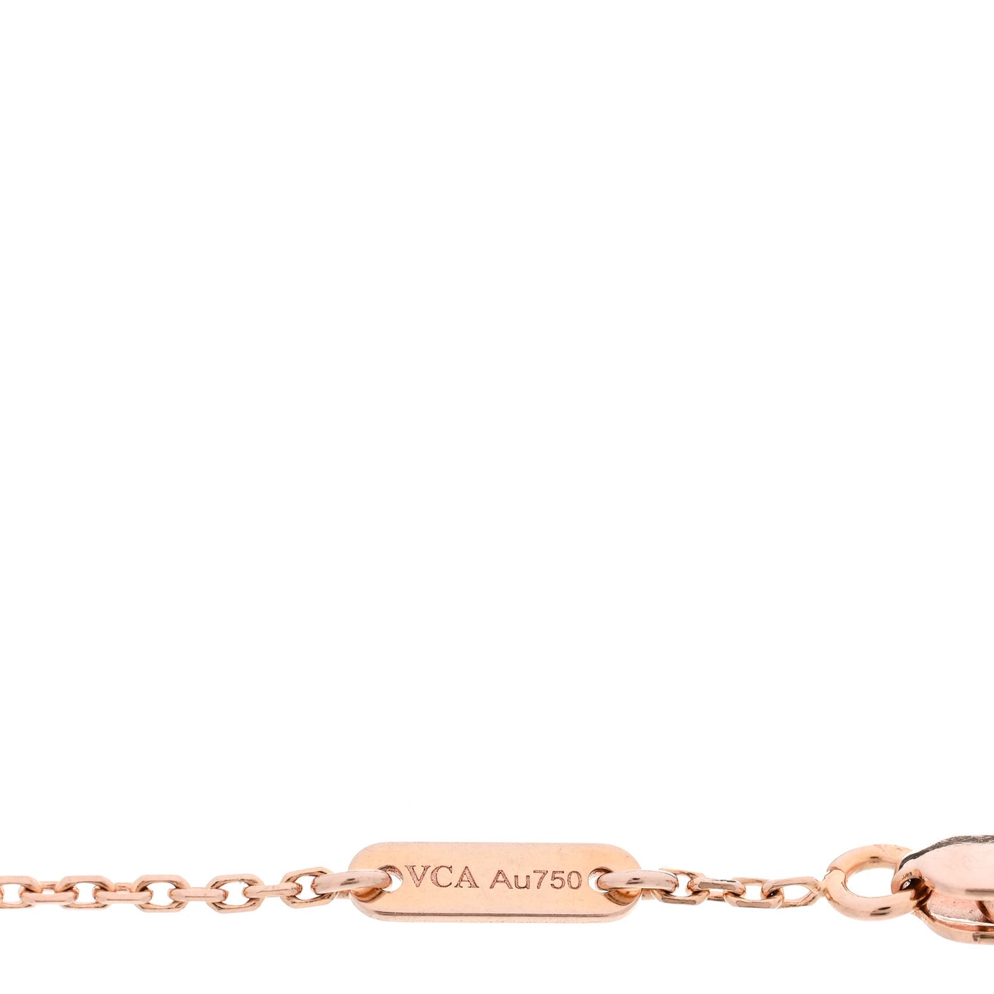 18K Rose Gold Carnelian Sweet Alhambra Heart Bracelet