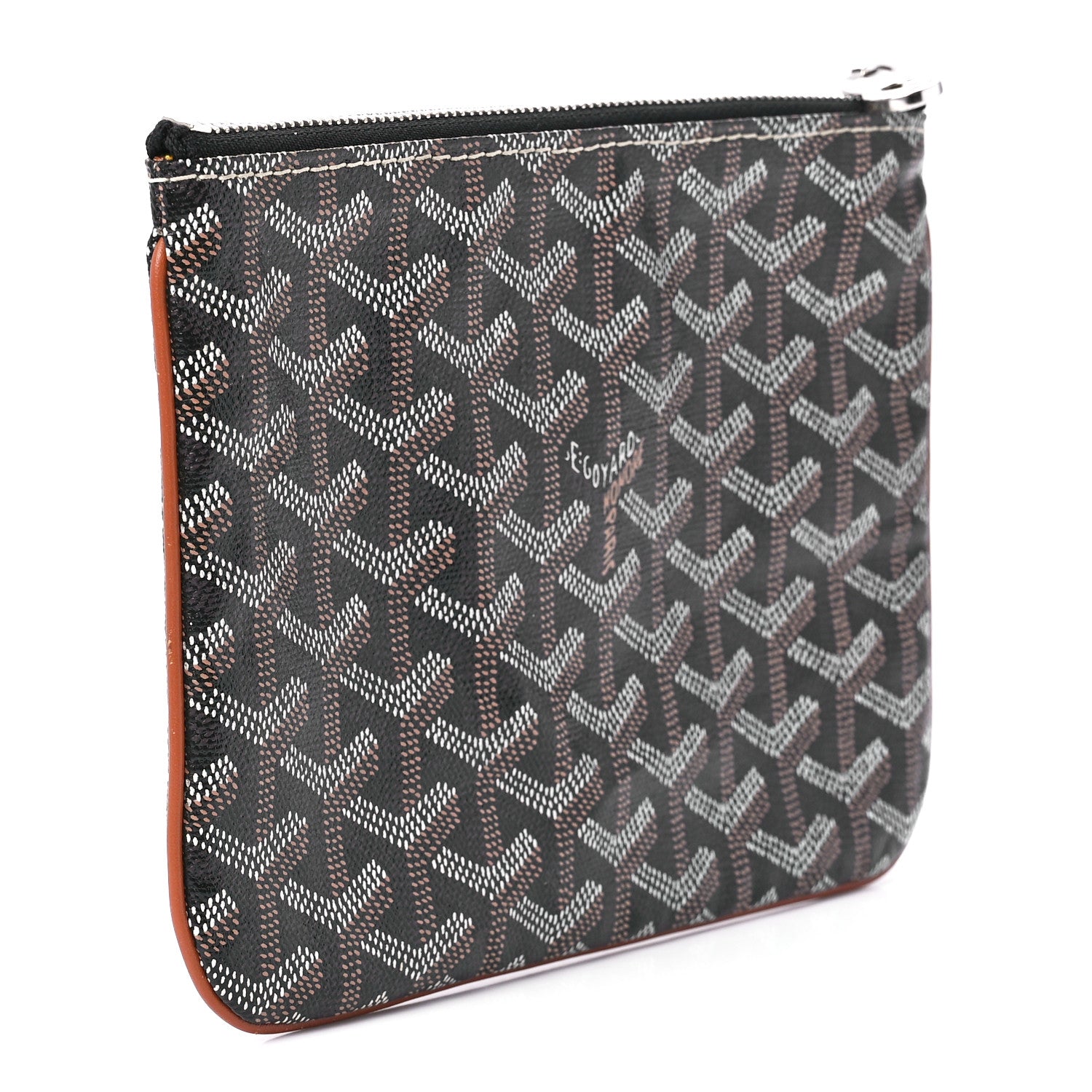 Goyard Goyardine Senat Pochette PM Black Gold 3 of 11