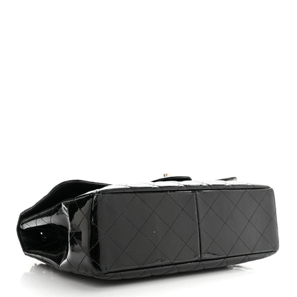 Chanel Patent Quilted Jumbo Single Flap Black 4 of 10