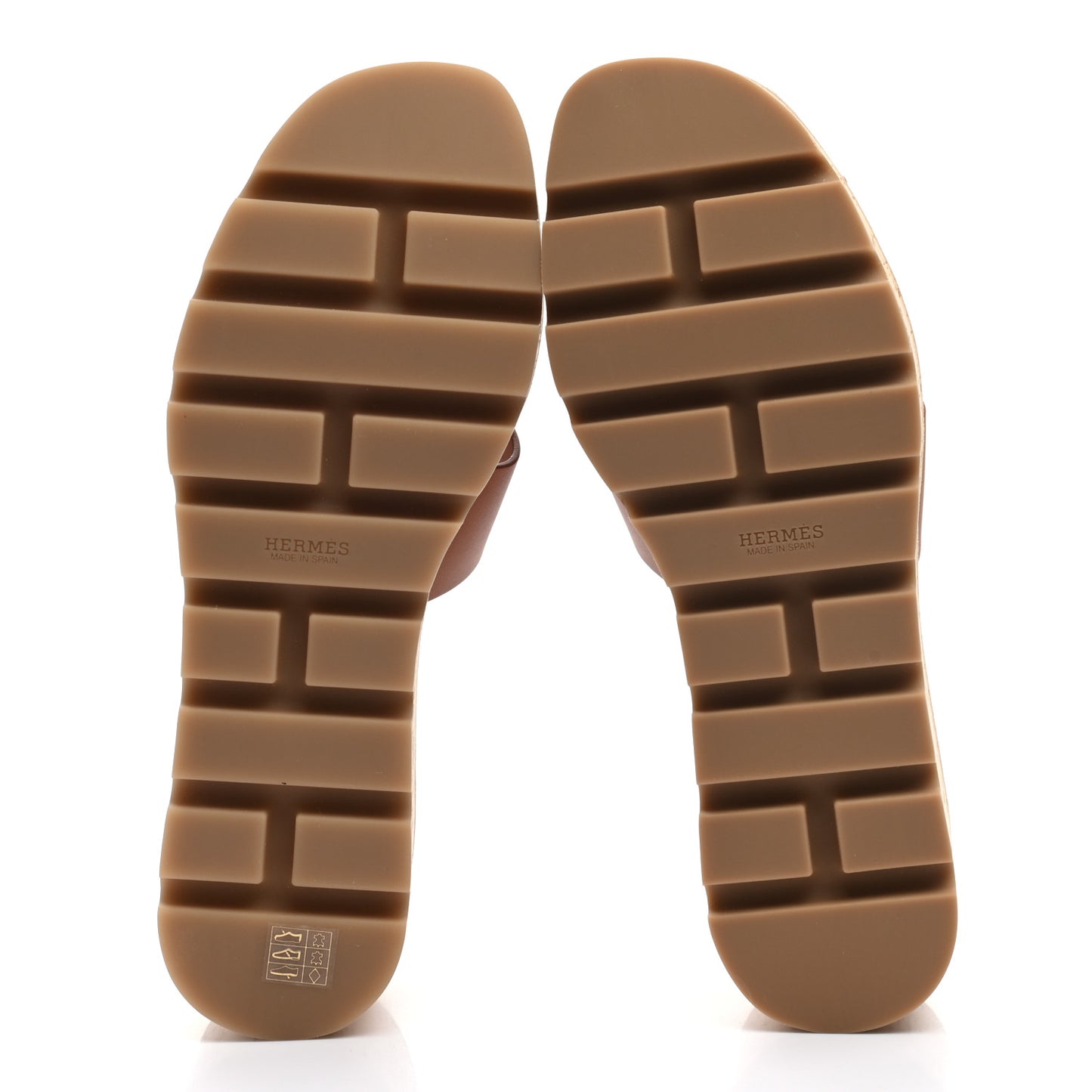 Calfskin Cork Eze 30 Sandals 39 Marron Glaise