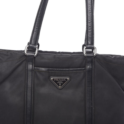 Prada Saffiano Tessuto Nylon Tote Black 20 of 22