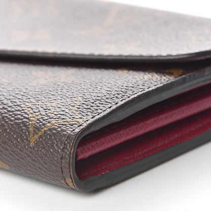 Louis Vuitton Monogram Sarah Wallet NM Fuchsia 9 of 11