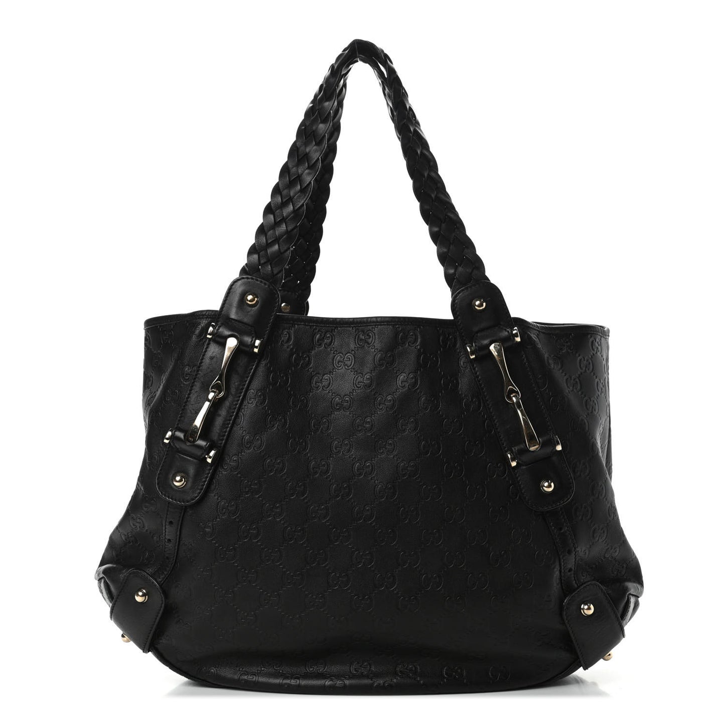Guccissima Medium Pelham Shoulder Bag Black