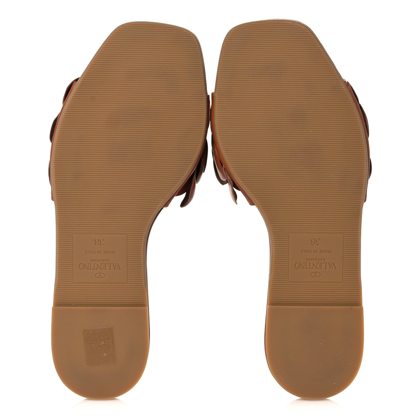 Calfskin Atelier 03 Rose Edition Slide Sandals 38 Cuoio
