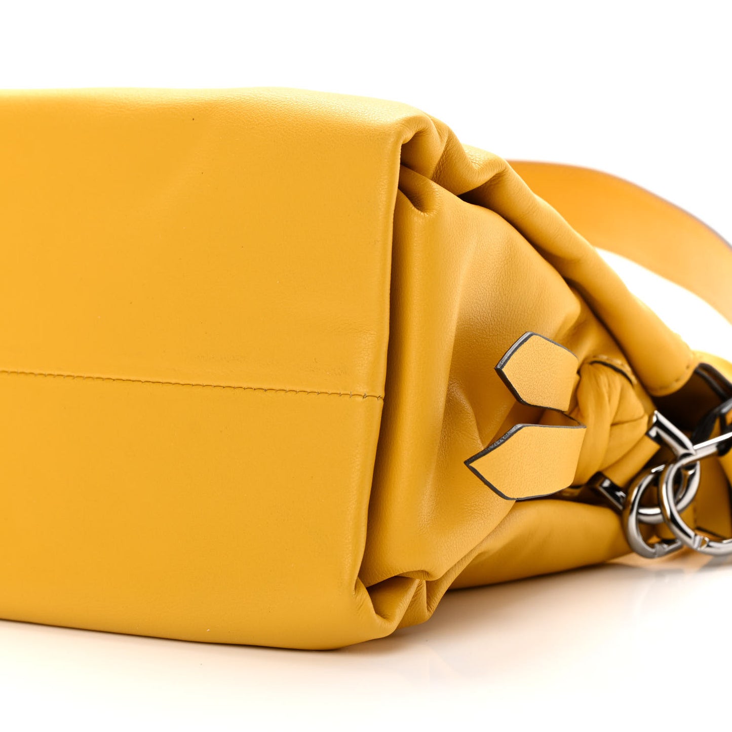 Calfskin Medium ID93 Satchel Sunflower