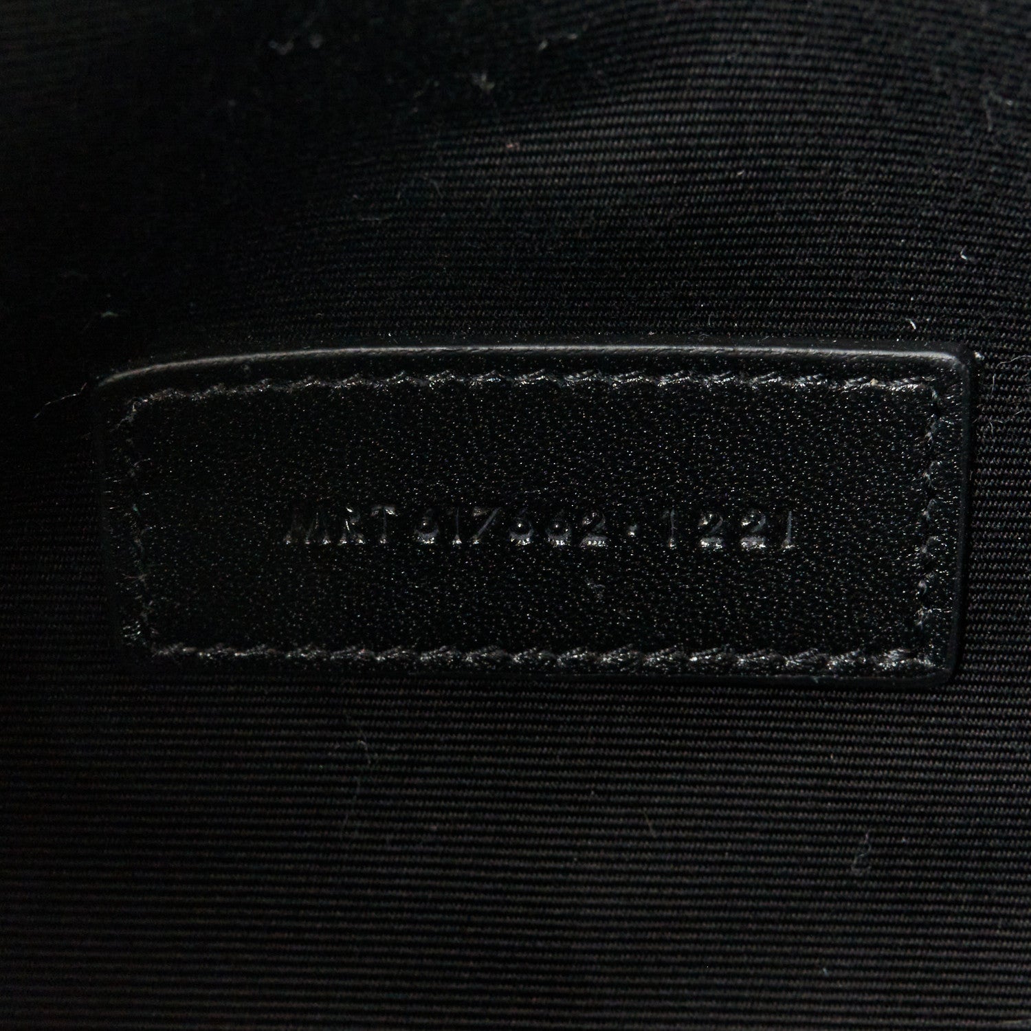 Saint Laurent Grain De Poudre Matelasse Chevron Monogram Envelope Clutch Dark Beige 7 of 9