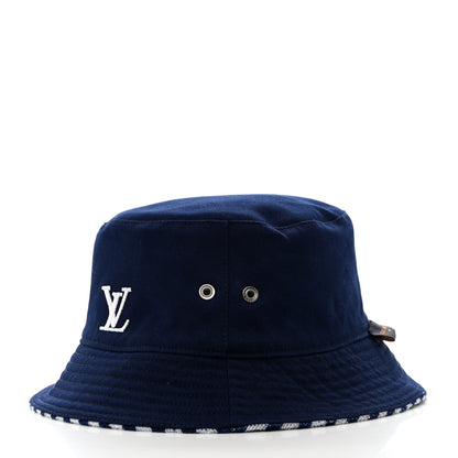 Louis Vuitton LV Graphical Reversible Bucket Hat L Blue 7 of 15