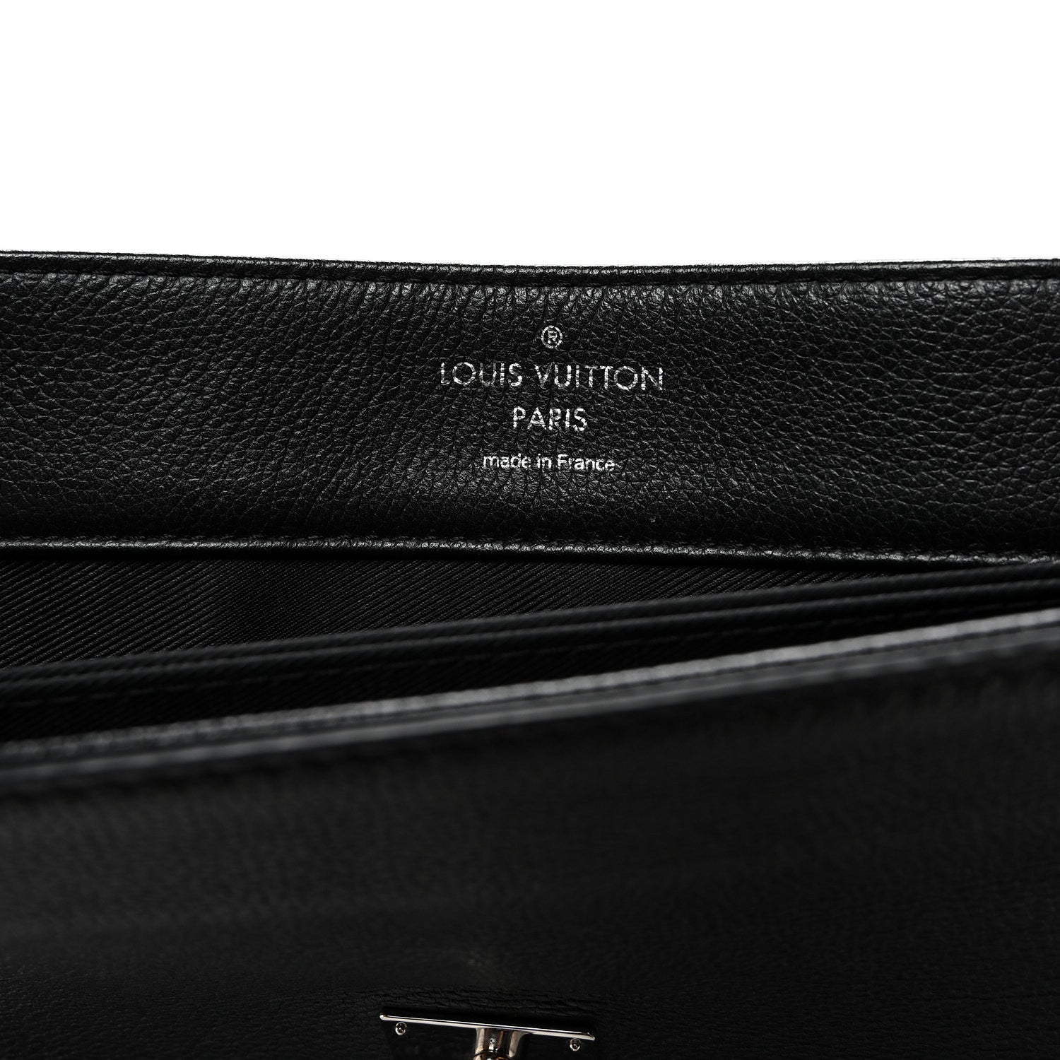 Louis Vuitton Soft Calfskin Lockme II Top Handle Black 7 of 11