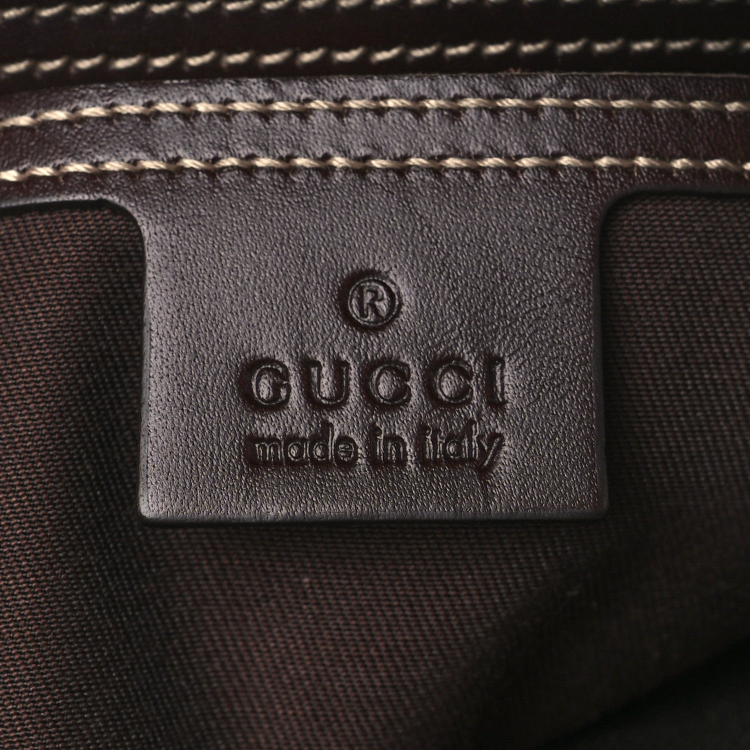 Gucci GG Supreme Monogram Belt Bag Dark Brown 6 of 7