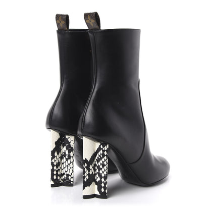 Louis Vuitton Calfskin Silhouette Ankle Boots 36 Black 4 of 8