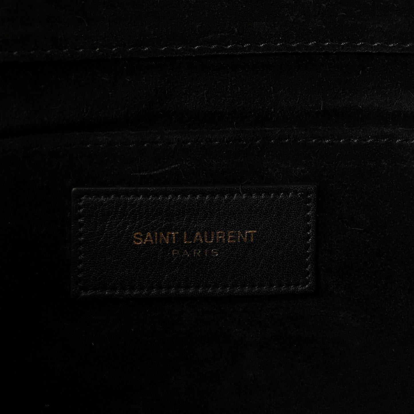Calfskin Classic Y Ligne Clutch Black