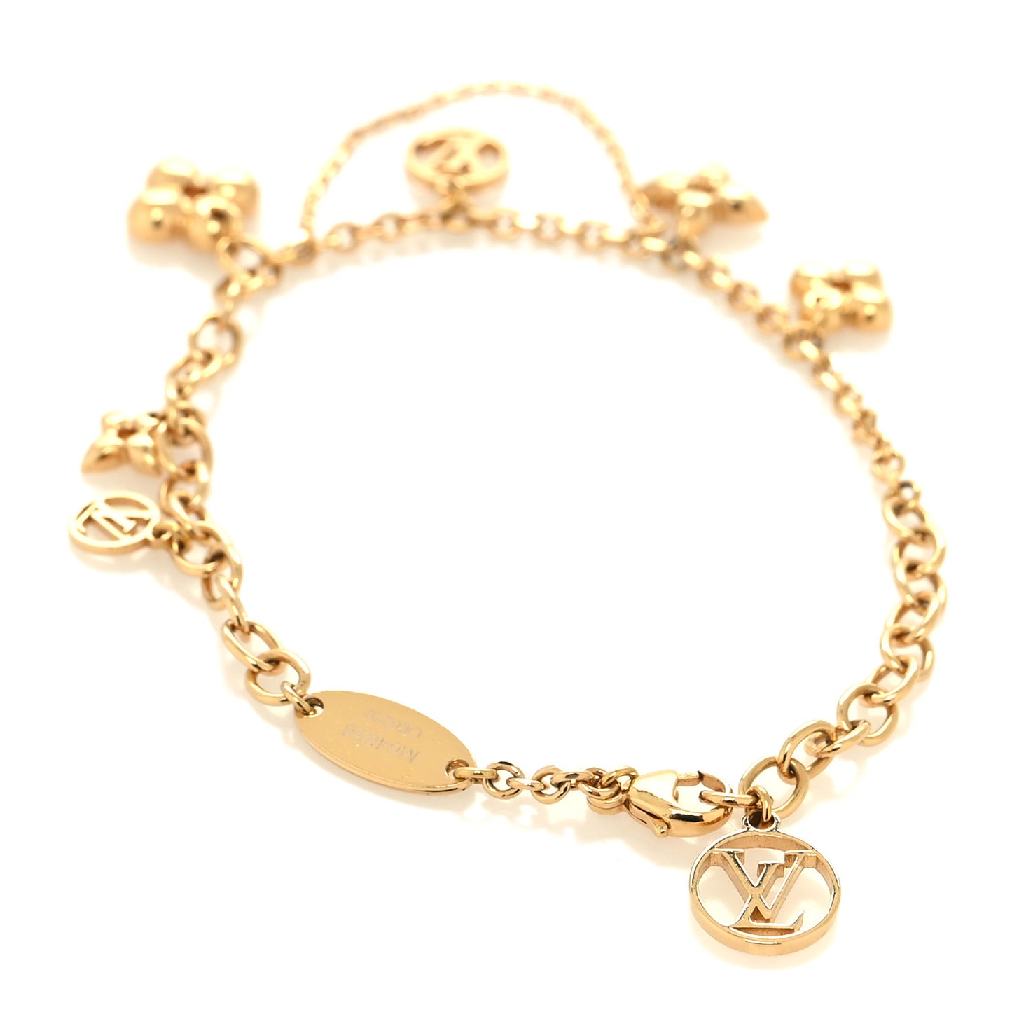 Metal Monogram Blooming Supple Bracelet