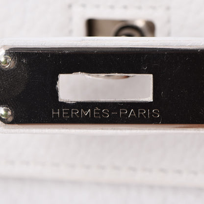 Hermes Taurillon Clemence Birkin 35 White 15 of 33