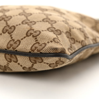 Gucci Monogram Web Small Flat Messenger Bag Brown 11 of 14