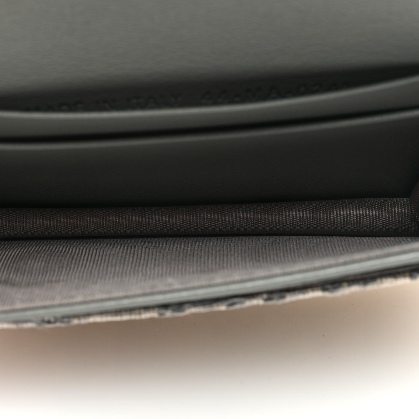 Oblique Saddle Card Holder Gray