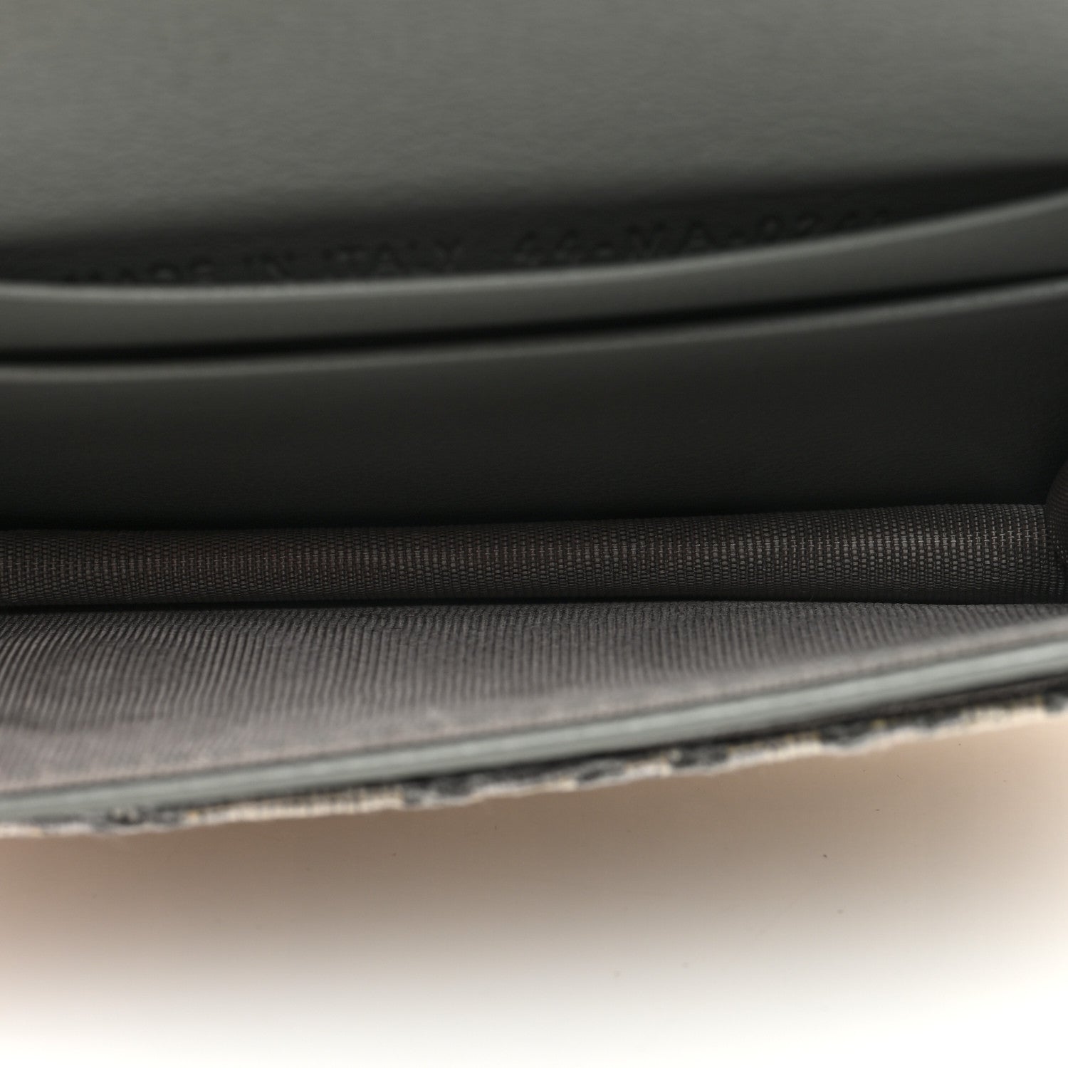 Christian Dior Oblique Saddle Card Holder Gray 5 of 7